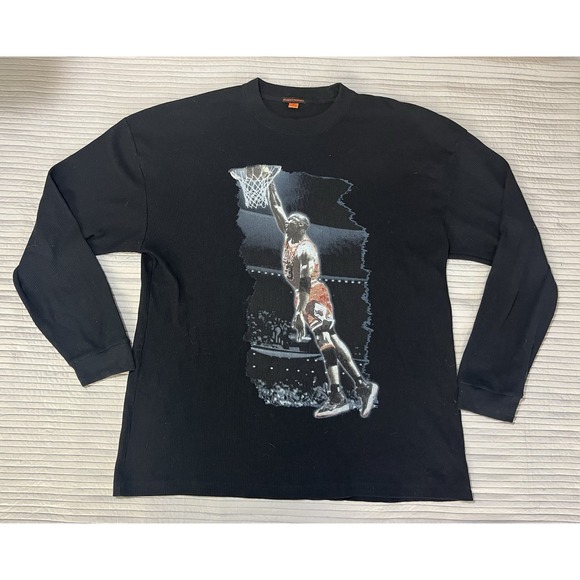 Members Property Other - Vtg Members Property Michael Jordan Y2K Waffle Knit Long Sleeve Shirt Mens 3XL
